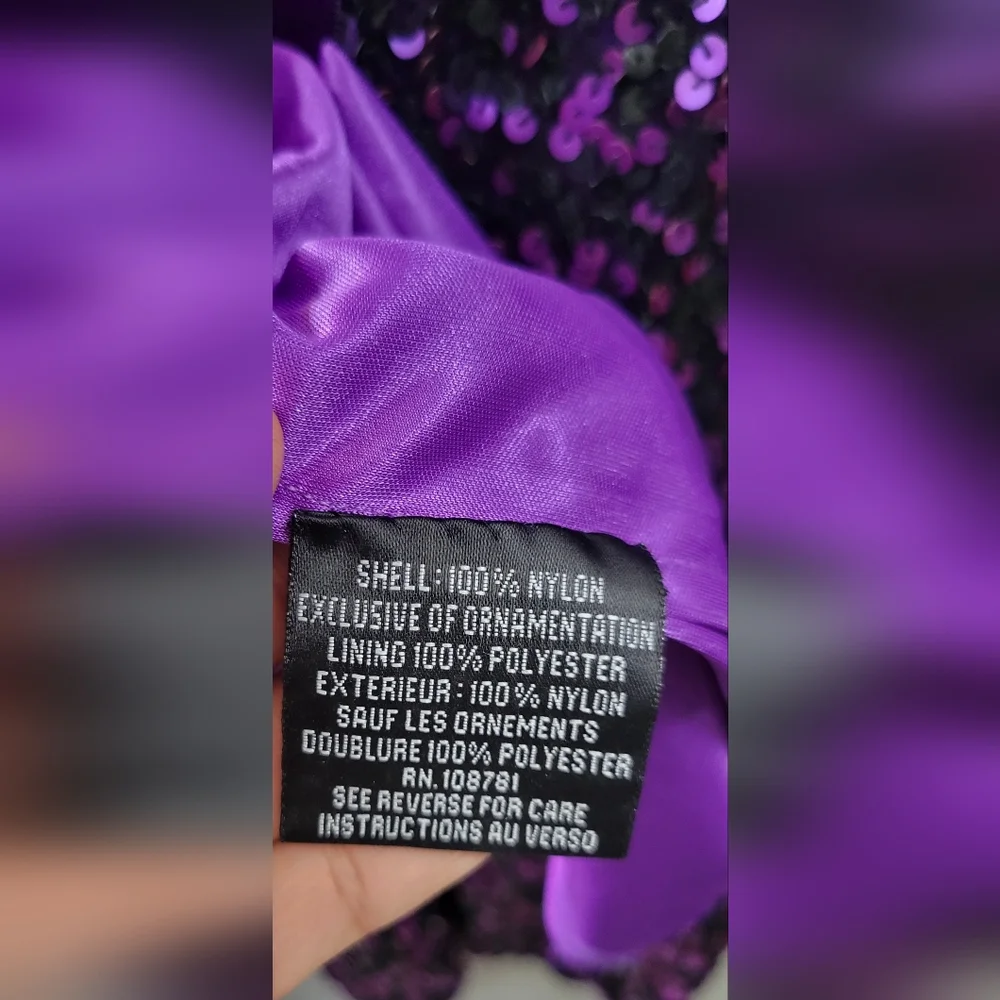 AIDAN MATTOX SEQUIN SPAGHETTI STRAPS PROM  DRESS  Size 2 NWT - Picture 7 of 11